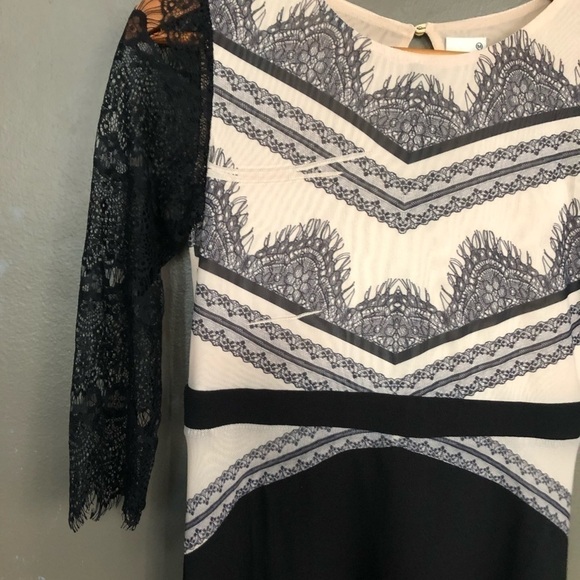 Mendocino dress, black & cream  size small.NWOT - Picture 3 of 5